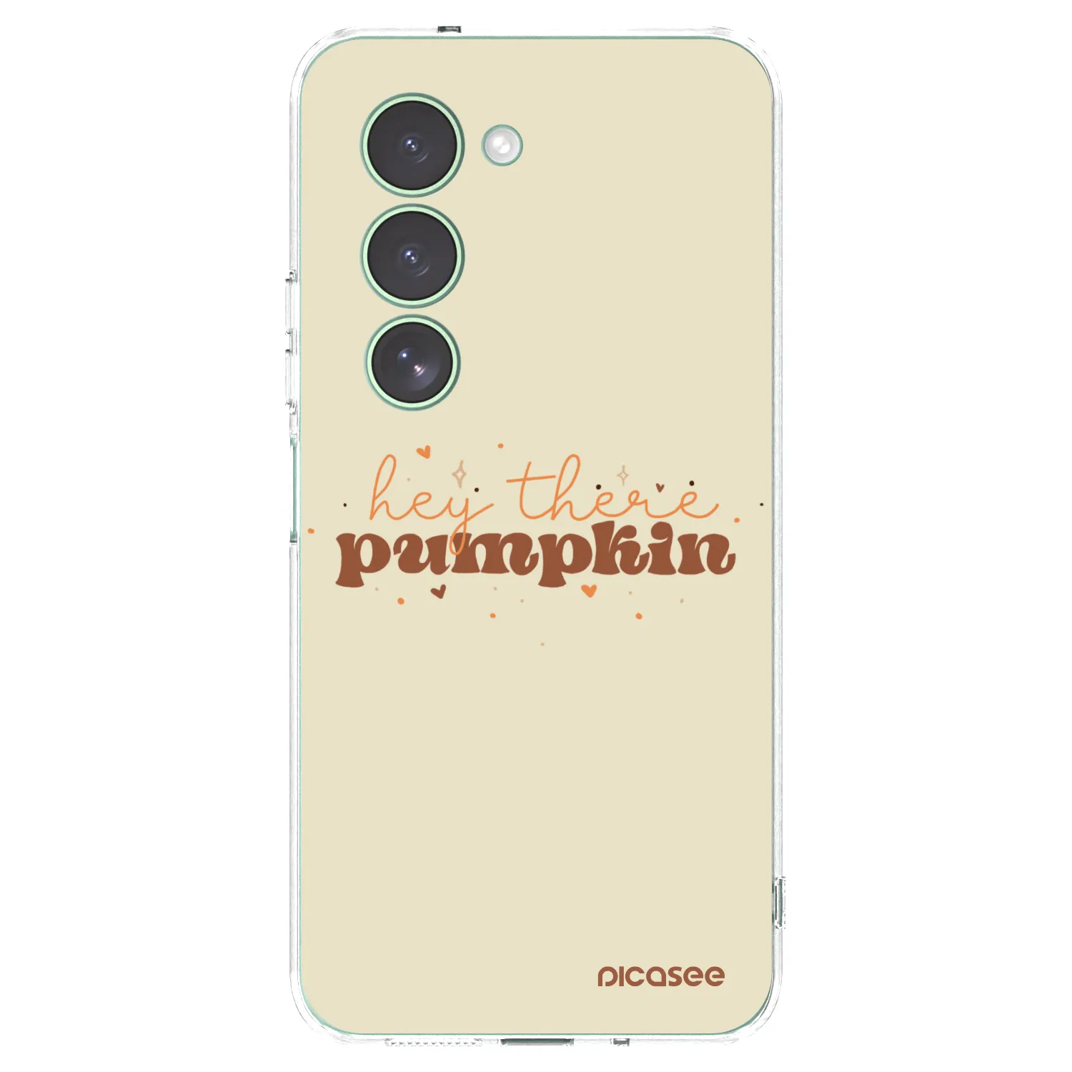 Picasee Xiaomi Redmi 15 5G Hülle - Transparentes Silikon - Hey there pumpkin