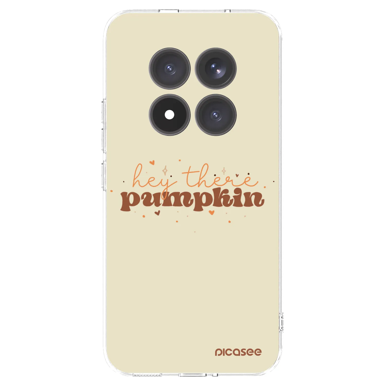 Picasee Xiaomi Redmi Note 15 Pro+ Hülle - Transparentes Silikon - Hey there pumpkin