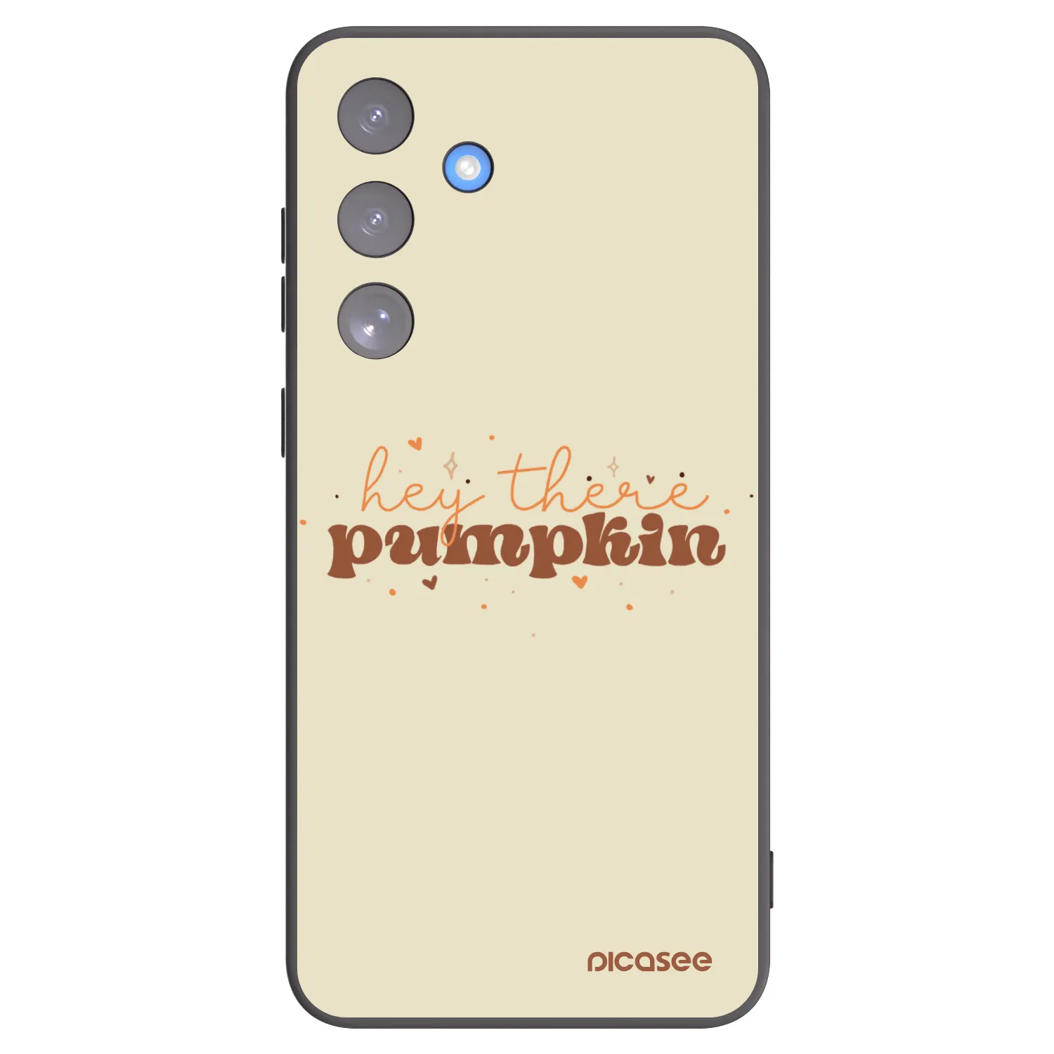 Picasee Samsung Galaxy S25 FE 5G Hülle - Schwarzes Silikon - Hey there pumpkin