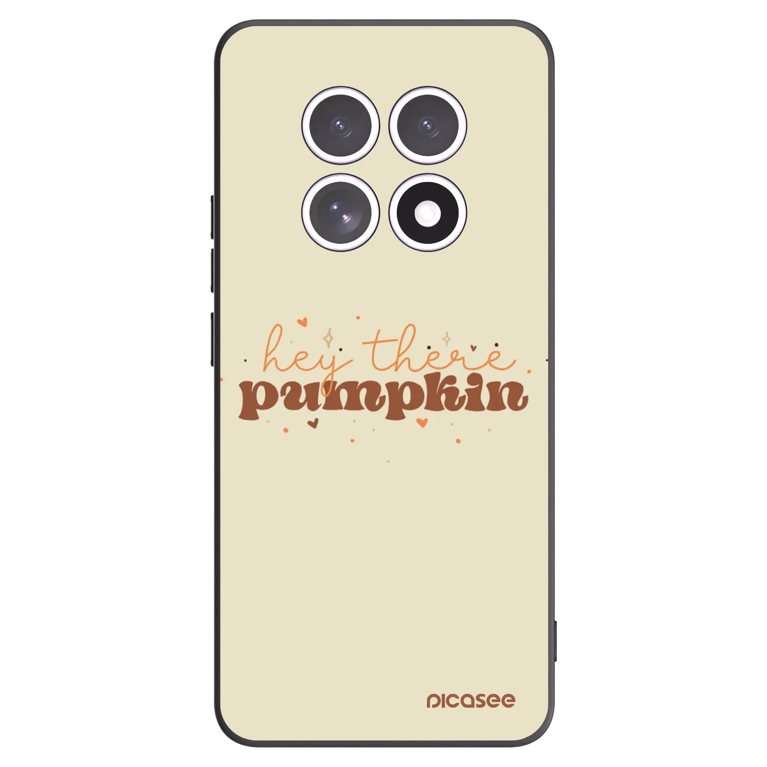Picasee Xiaomi Redmi Note 15 4G Hülle - Schwarzes Silikon - Hey there pumpkin