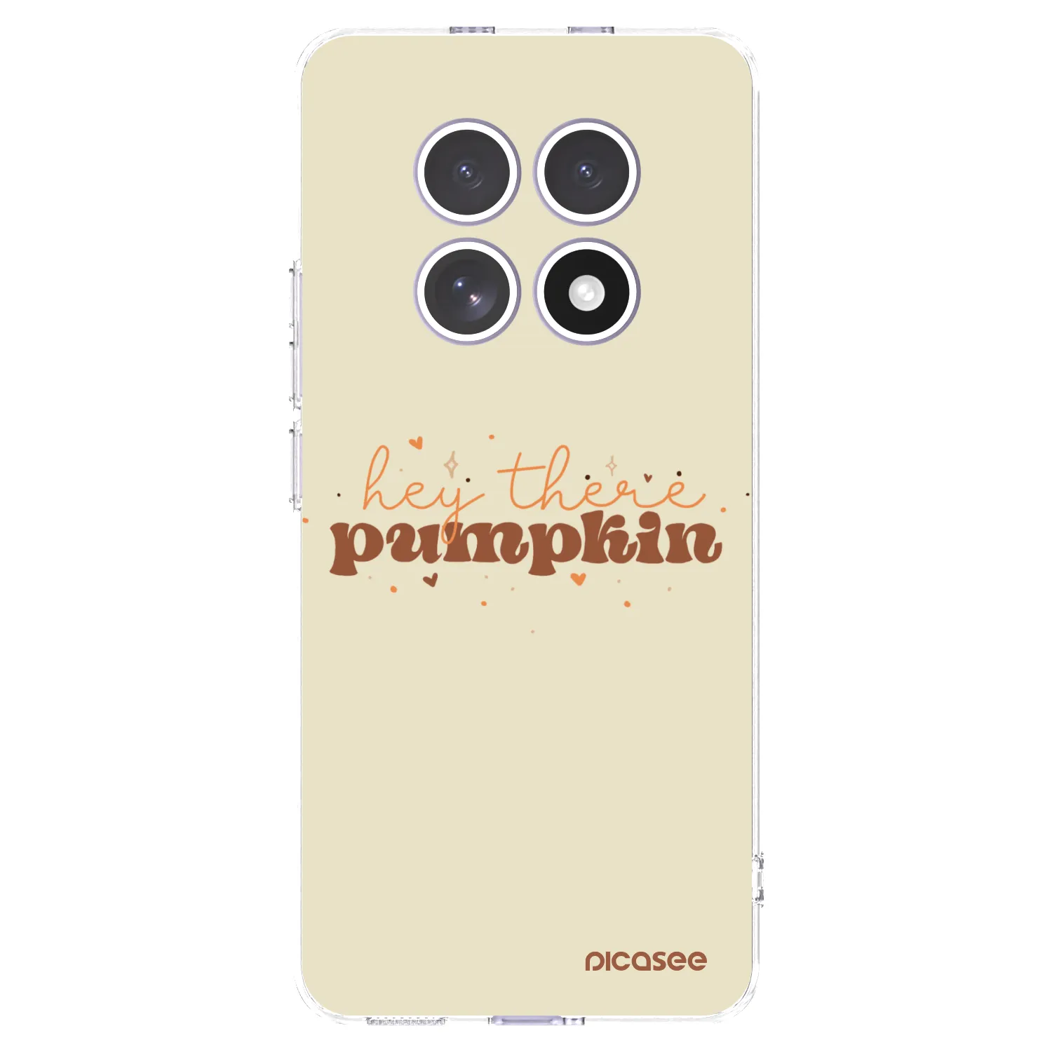 Picasee Xiaomi Redmi Note 15 4G Hülle - Transparentes Silikon - Hey there pumpkin