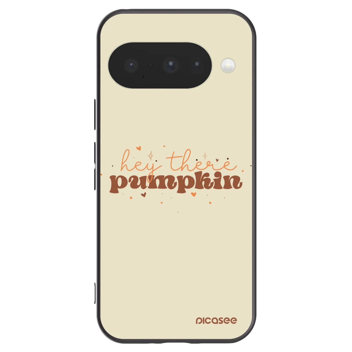 Picasee Google Pixel 10 Hülle - Schwarzes Silikon - Hey there pumpkin