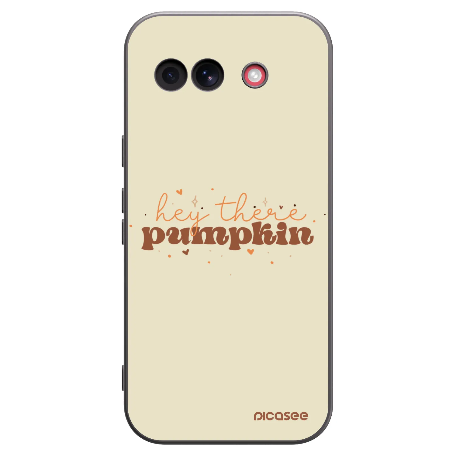 Picasee Google Pixel 10a Hülle - Schwarzes Silikon - Hey there pumpkin