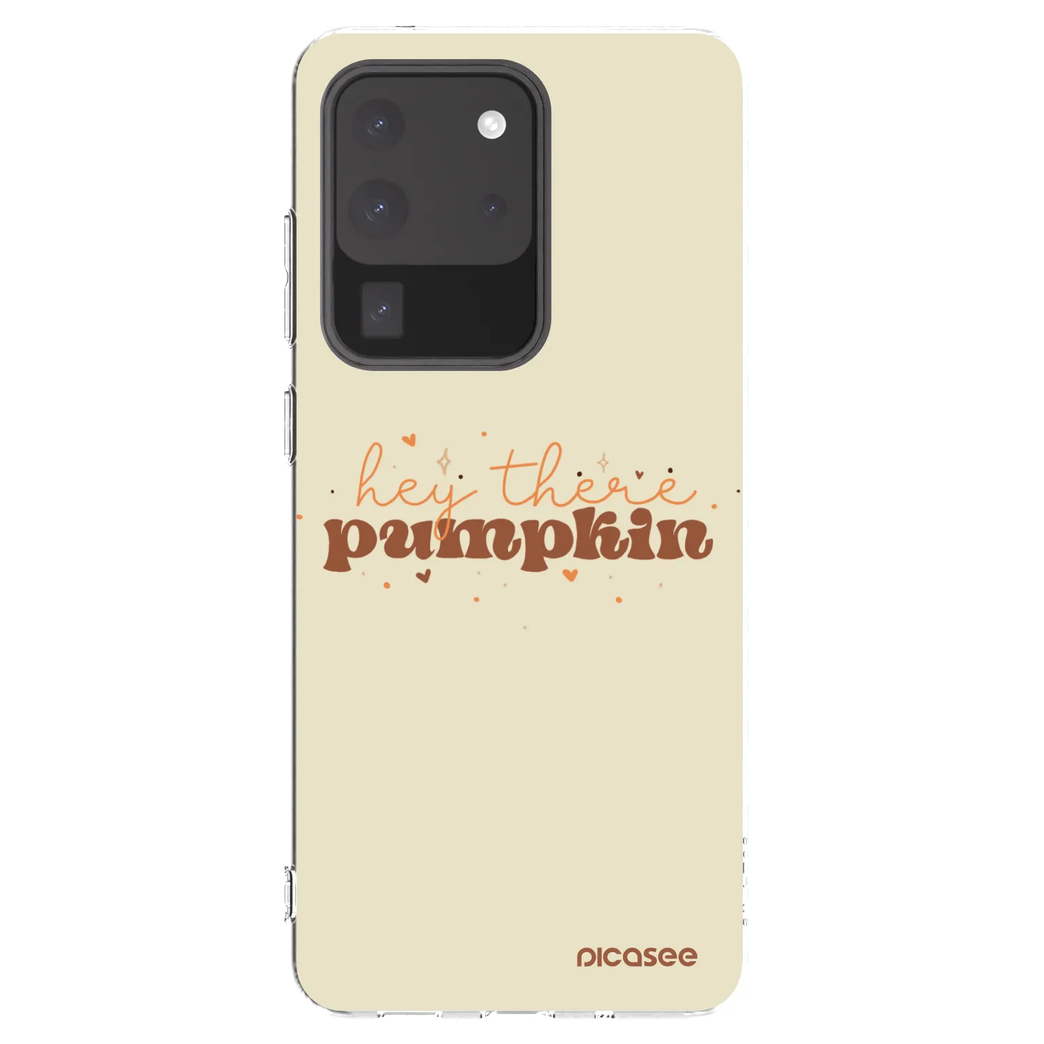Picasee Samsung Galaxy S20 Ultra 5G G988F Hülle - Transparentes Silikon - Hey there pumpkin