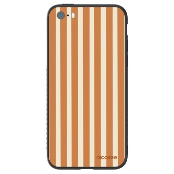 Hülle für Apple iPhone 5/5S/SE - Orange lines
