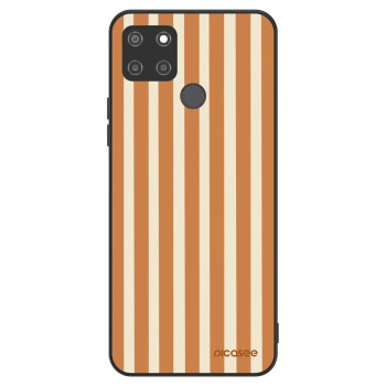 Hülle für Realme C21Y - Orange lines