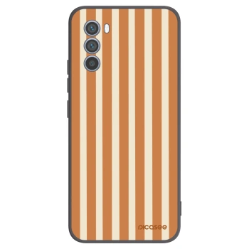 Hülle für Motorola Moto G62 - Orange lines