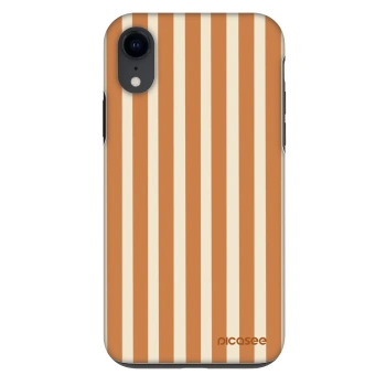 Hülle für Apple iPhone XR - Orange lines