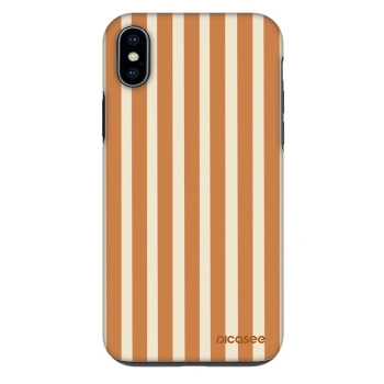 Hülle für Apple iPhone XS Max - Orange lines