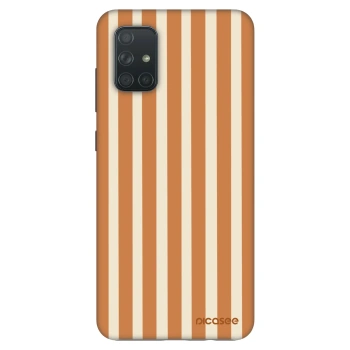 Hülle für Samsung Galaxy A71 A715F - Orange lines