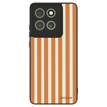 Hülle für Motorola Moto G86 Power 5G - Orange lines