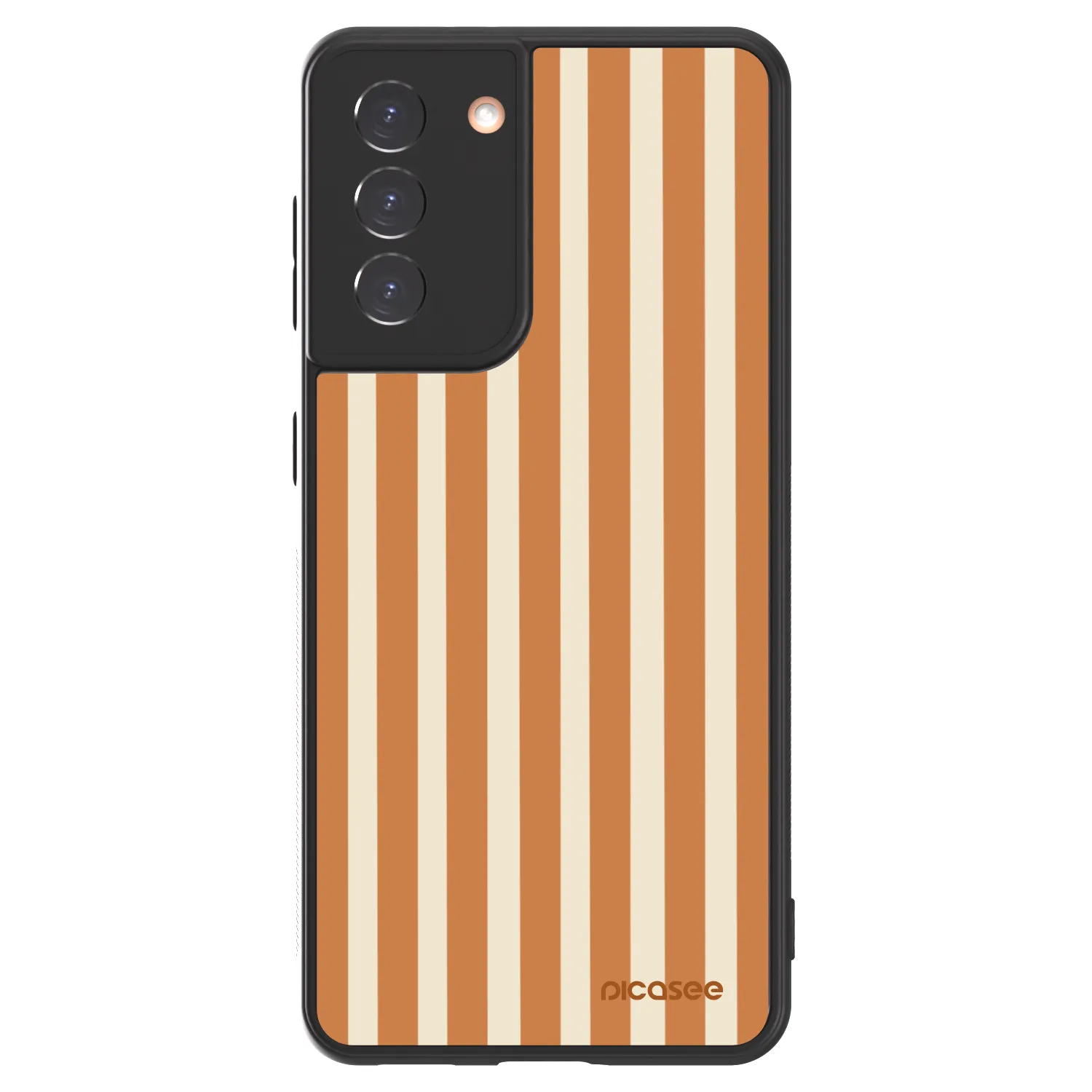 Picasee ULTIMATE CASE für Samsung Galaxy S21 5G G991B - Orange lines