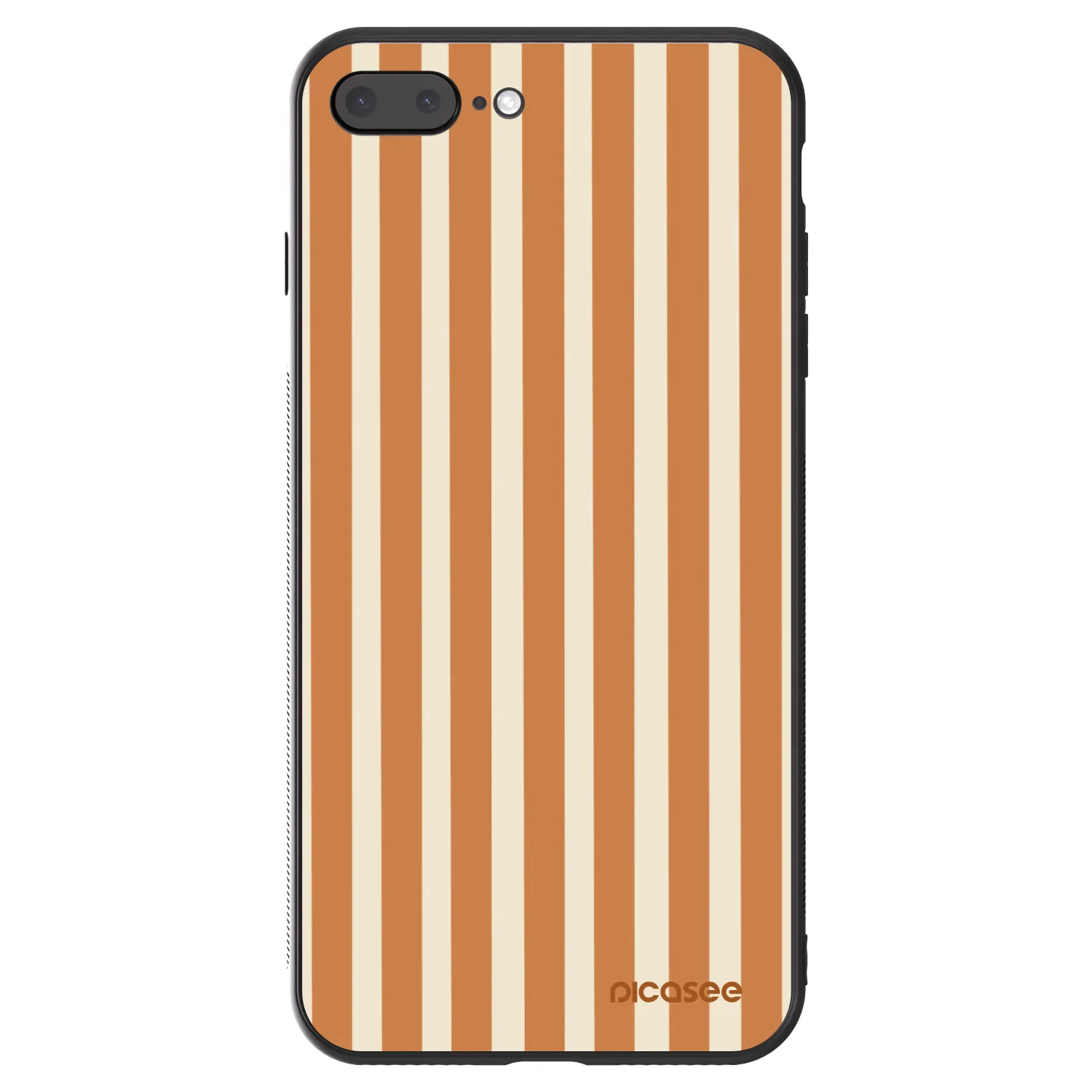 Picasee ULTIMATE CASE für Apple iPhone 8 Plus - Orange lines