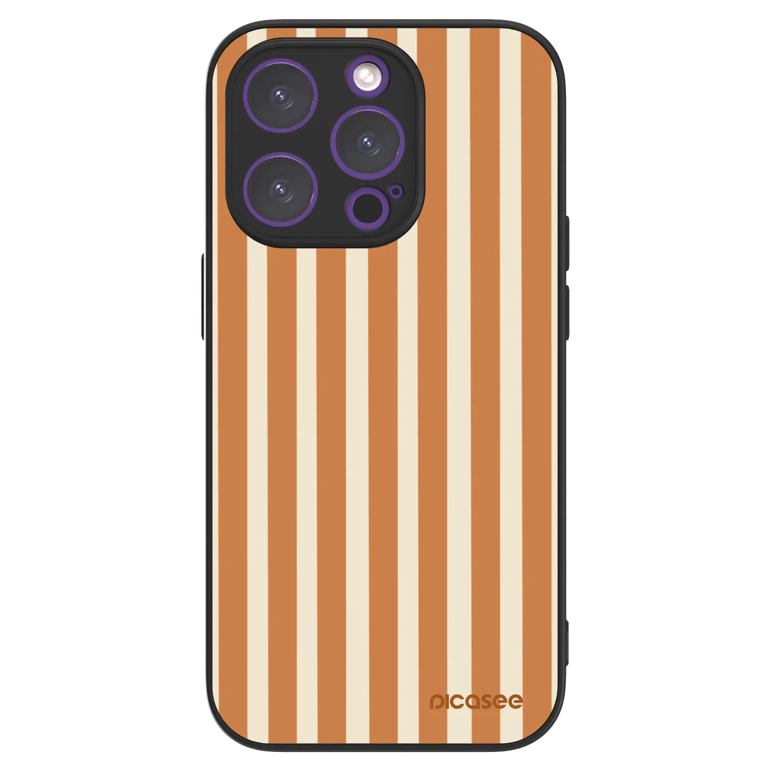 Picasee ULTIMATE CASE MagSafe für Apple iPhone 14 Pro - Orange lines