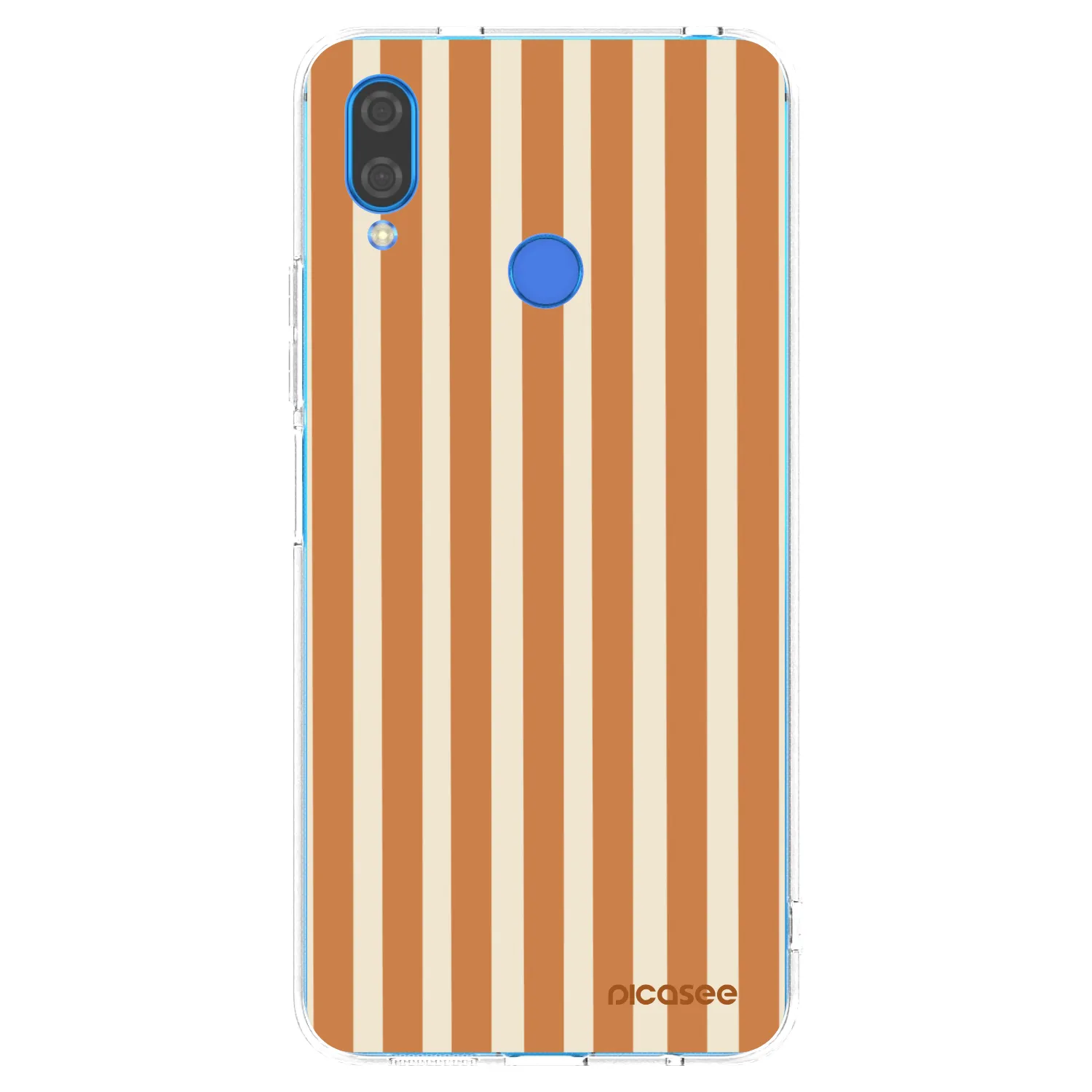 Picasee Huawei Nova 3 Hülle - Transparentes Silikon - Orange lines