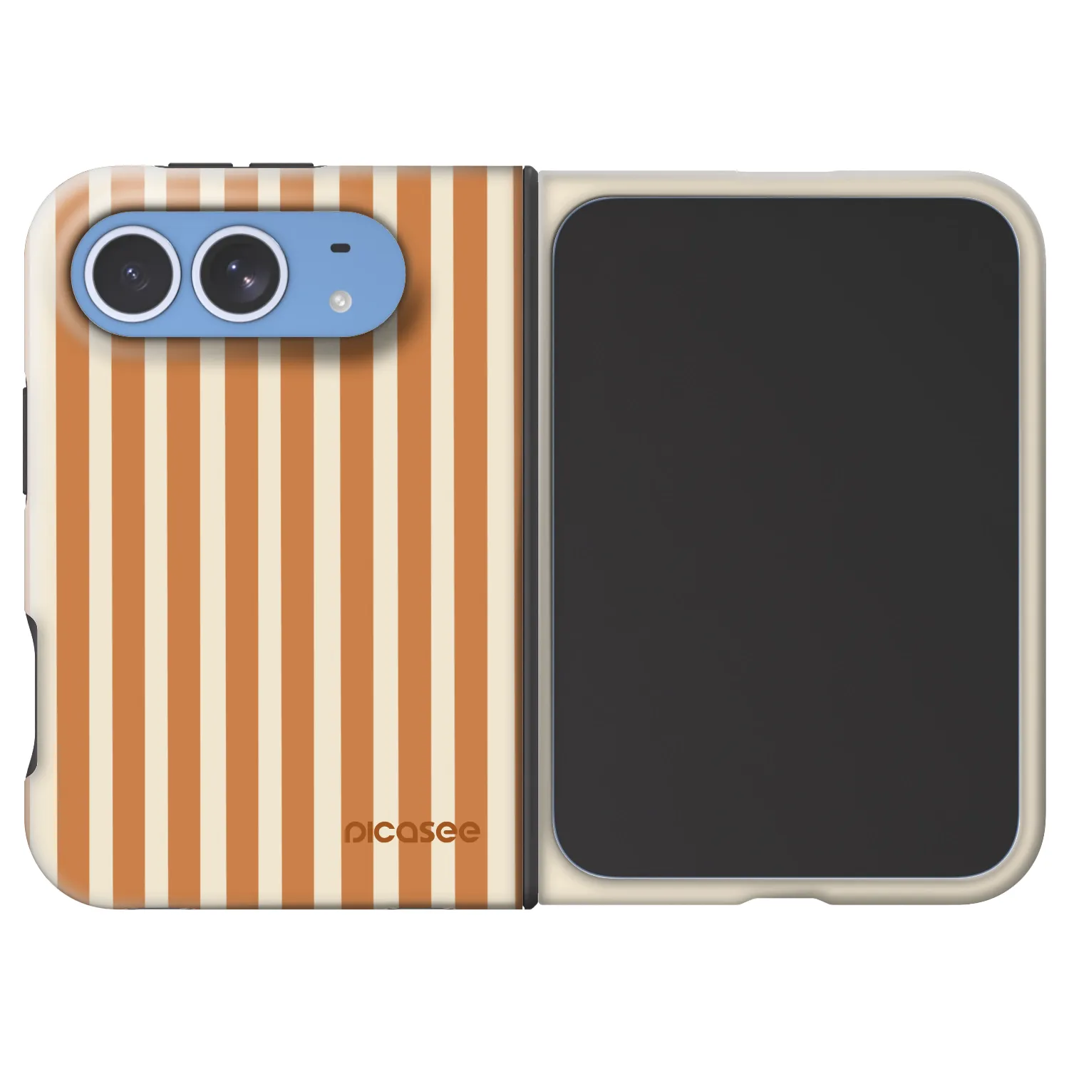 Picasee Fashion Case MagSafe für Apple iPhone Duo - Orange lines