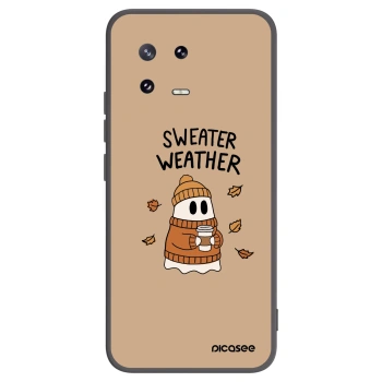 Picasee Xiaomi 13 Pro Hülle - Schwarzes Silikon - Sweater ghost