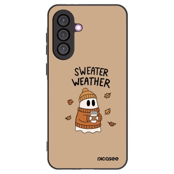 Picasee Samsung Galaxy A36 5G Hülle - Schwarzes Silikon - Sweater ghost