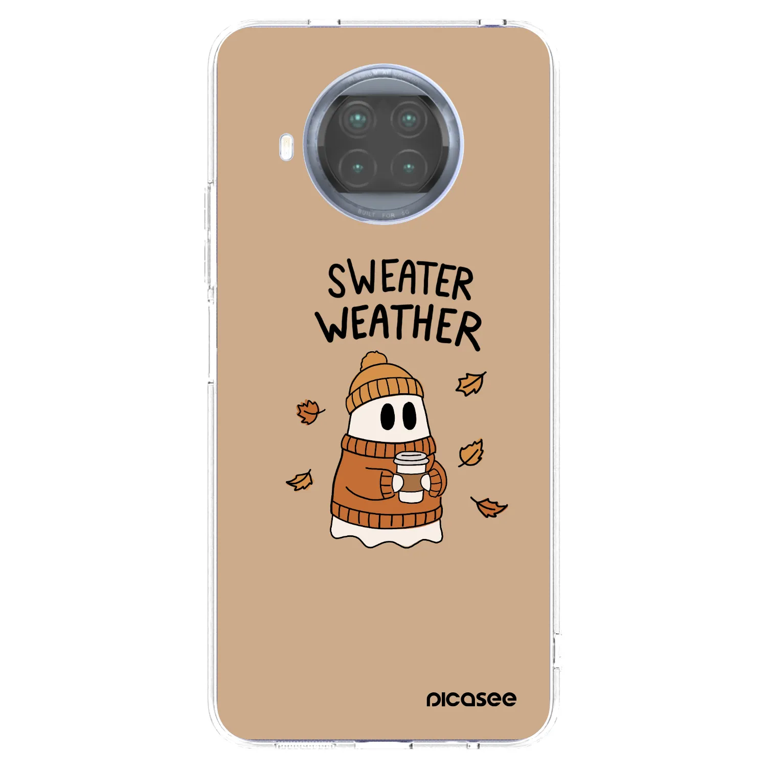Picasee Xiaomi Mi 10T Lite Hülle - Transparentes Silikon - Sweater ghost