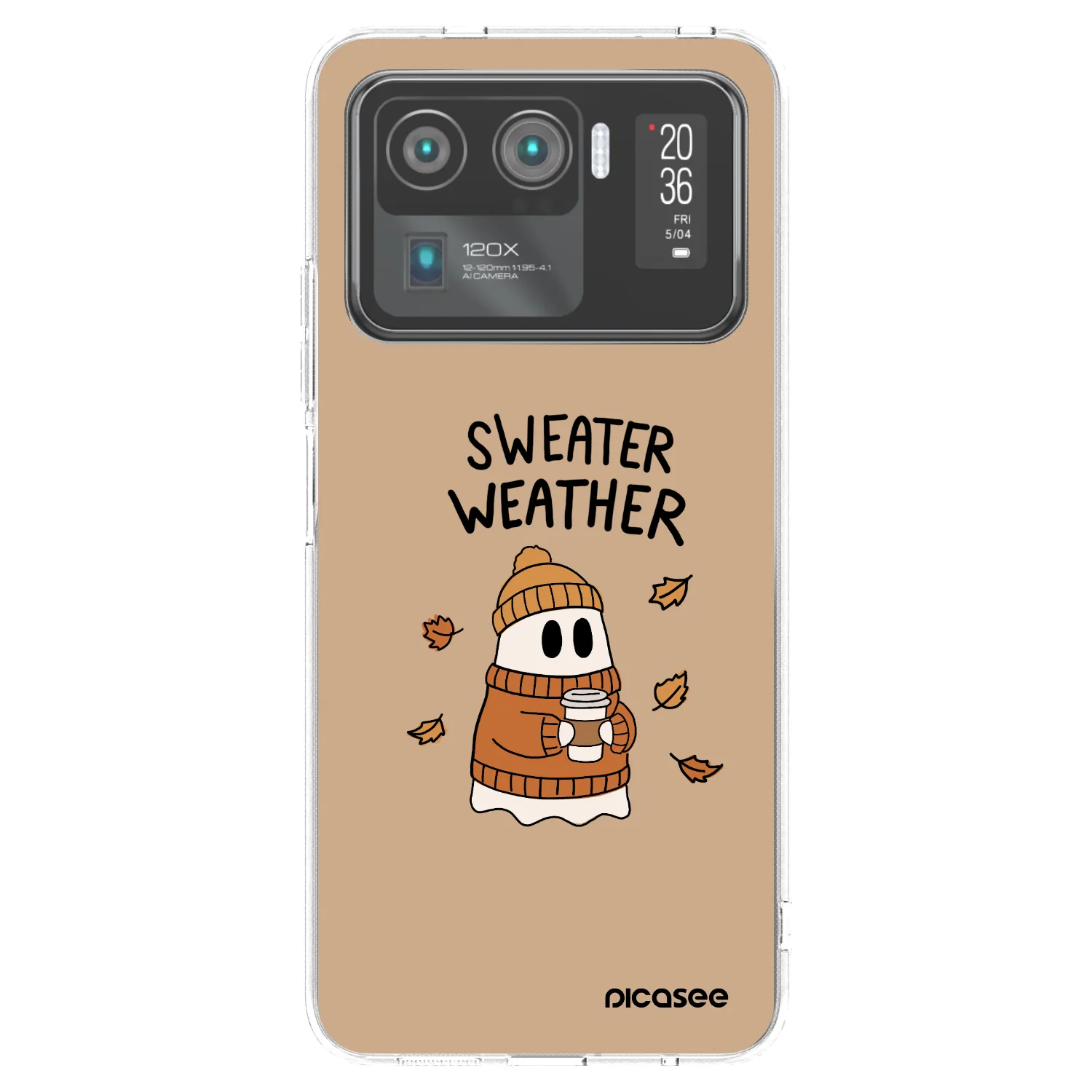 Picasee Xiaomi Mi 11 Ultra Hülle - Transparentes Silikon - Sweater ghost