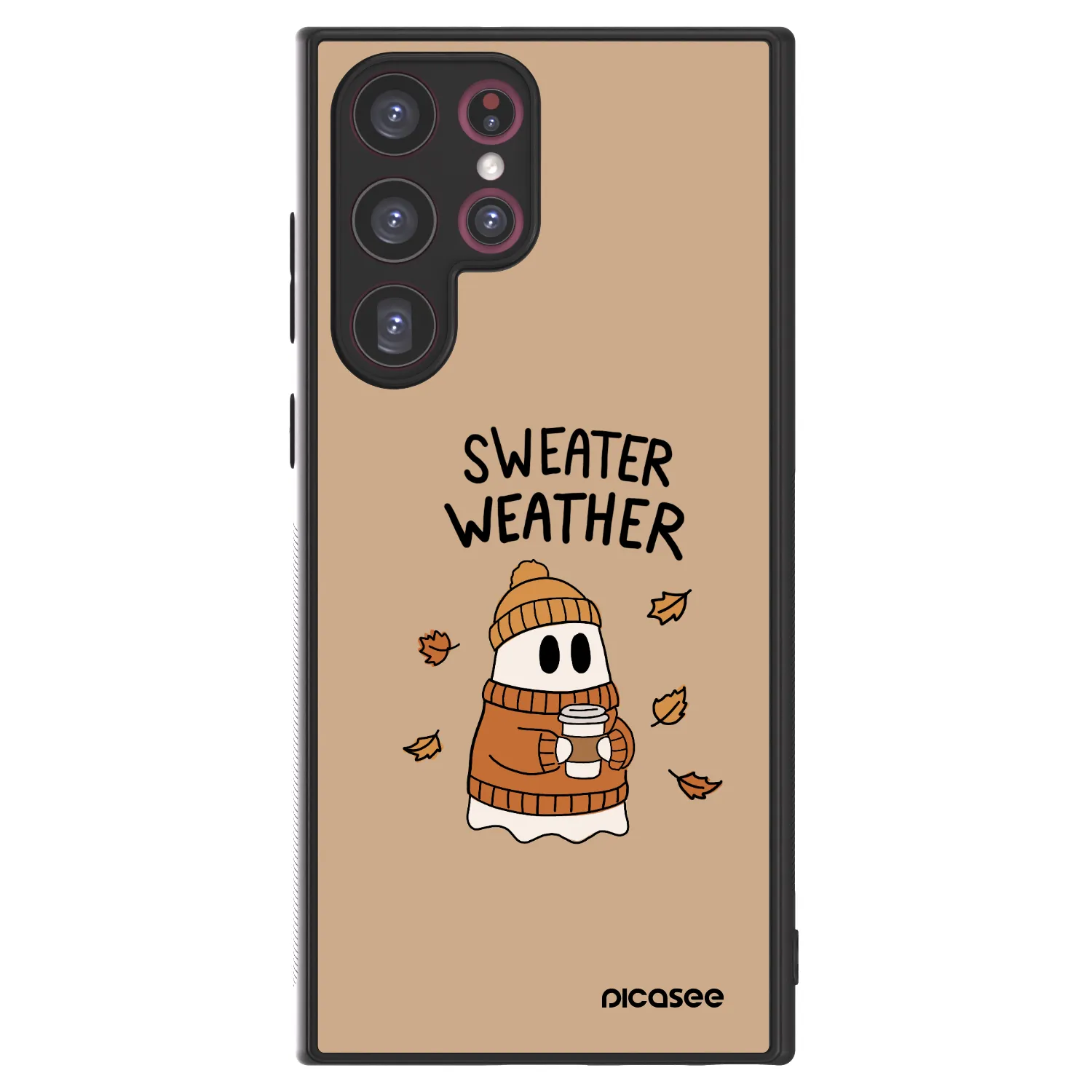 Picasee ULTIMATE CASE für Samsung Galaxy S22 Ultra 5G - Sweater ghost