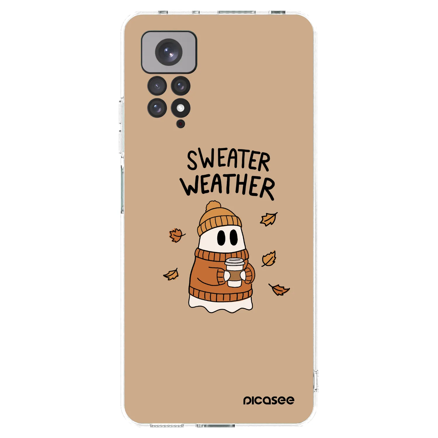 Picasee Xiaomi Redmi Note 11S 4G Hülle - Transparentes Silikon - Sweater ghost