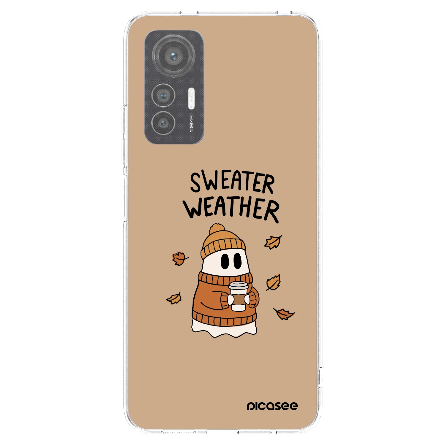 Picasee Xiaomi 12 Lite Hülle - Transparentes Silikon - Sweater ghost