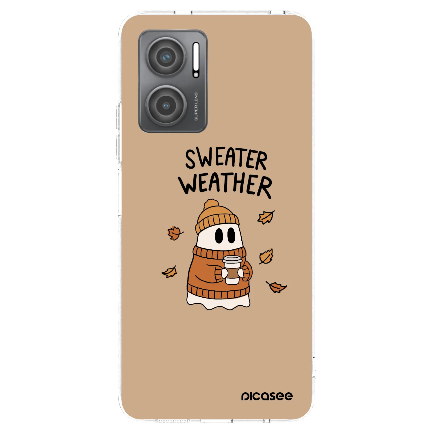 Picasee Xiaomi Redmi 10 5G Hülle - Transparentes Silikon - Sweater ghost