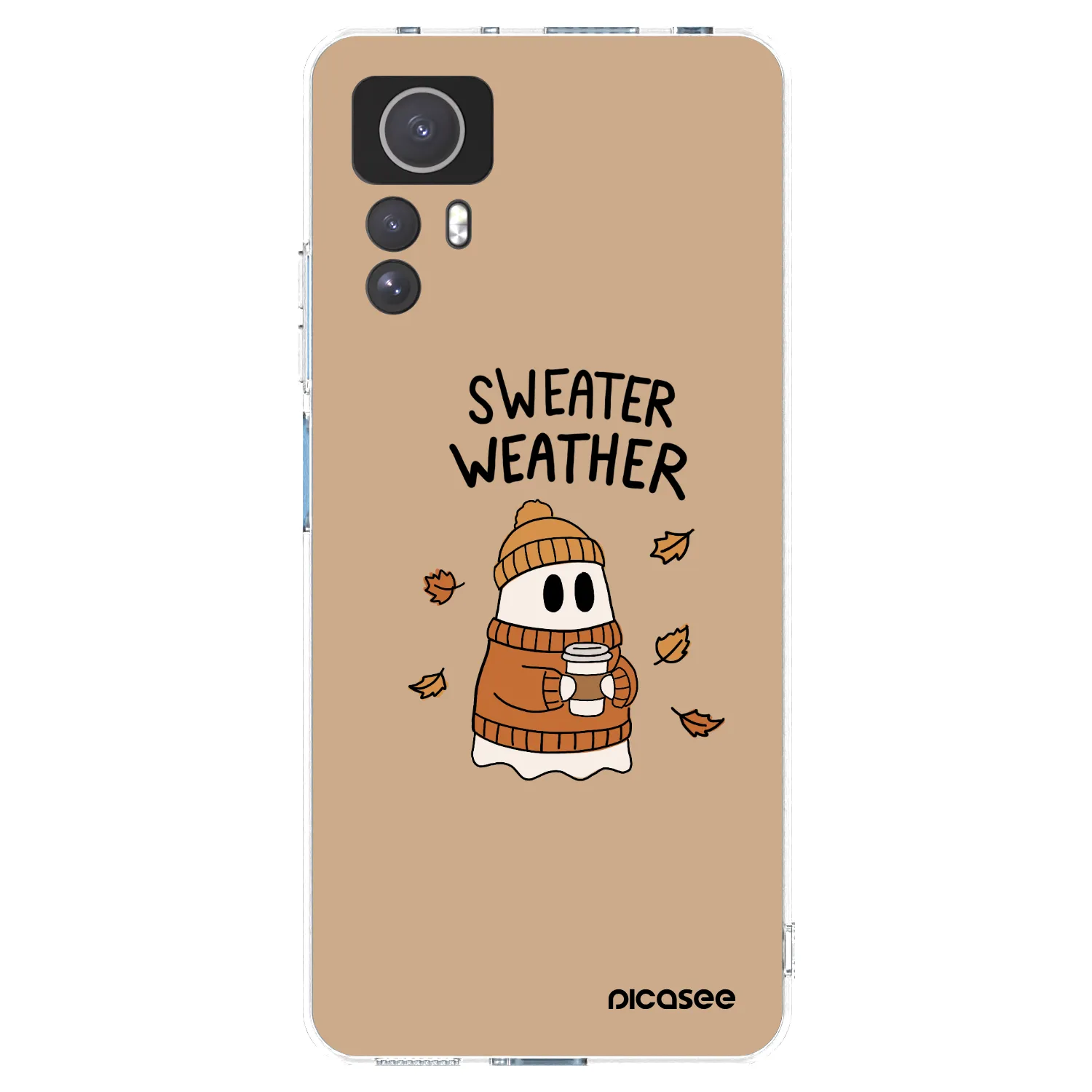 Picasee Xiaomi Redmi Note 12S Hülle - Transparentes Silikon - Sweater ghost