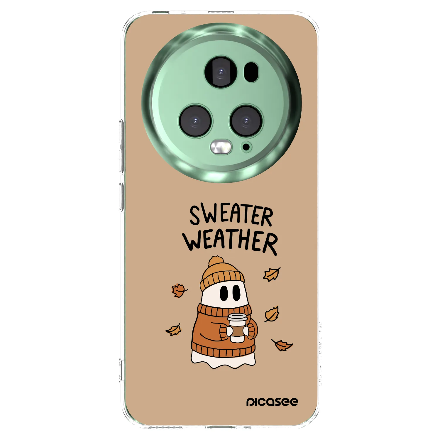 Picasee Honor Magic5 Pro Hülle - Transparentes Silikon - Sweater ghost