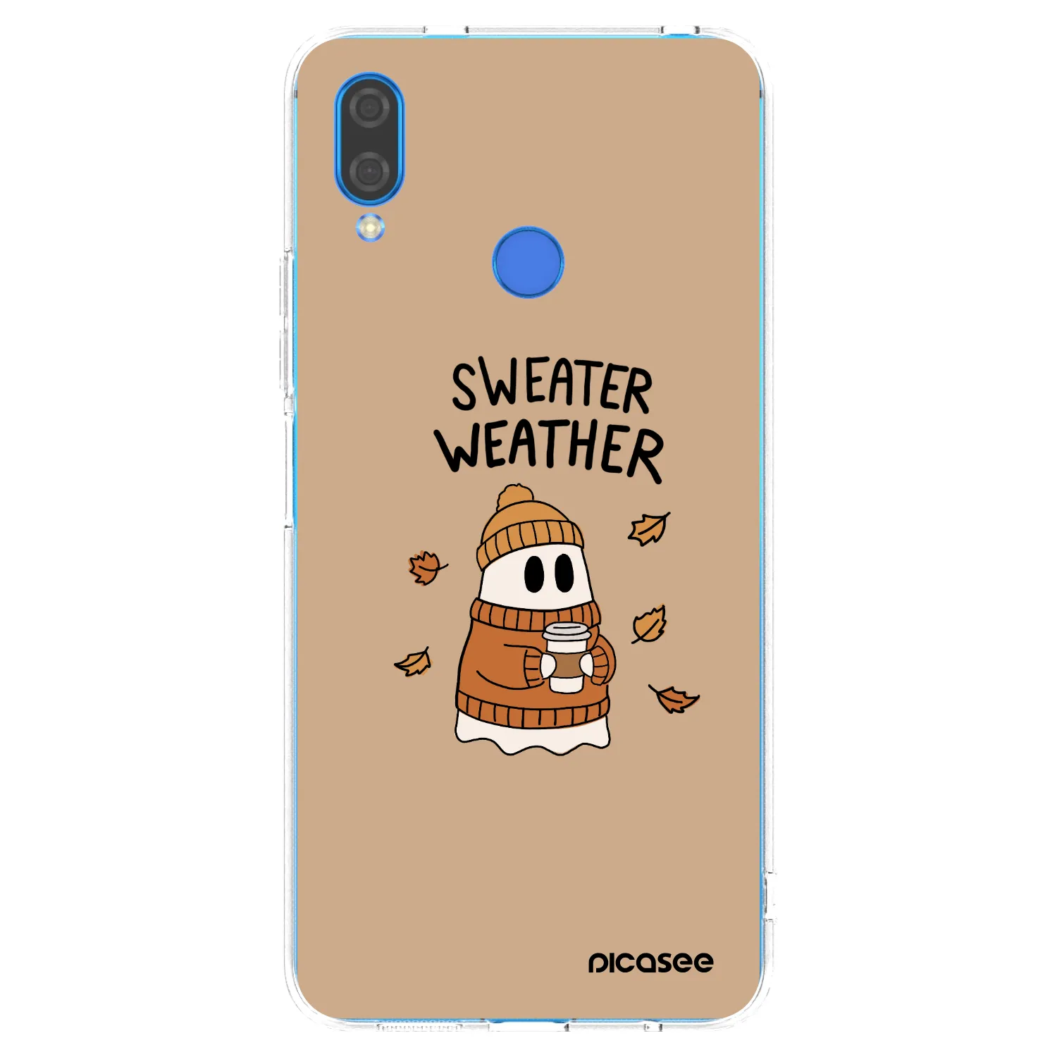 Picasee Huawei Nova 3 Hülle - Transparentes Silikon - Sweater ghost