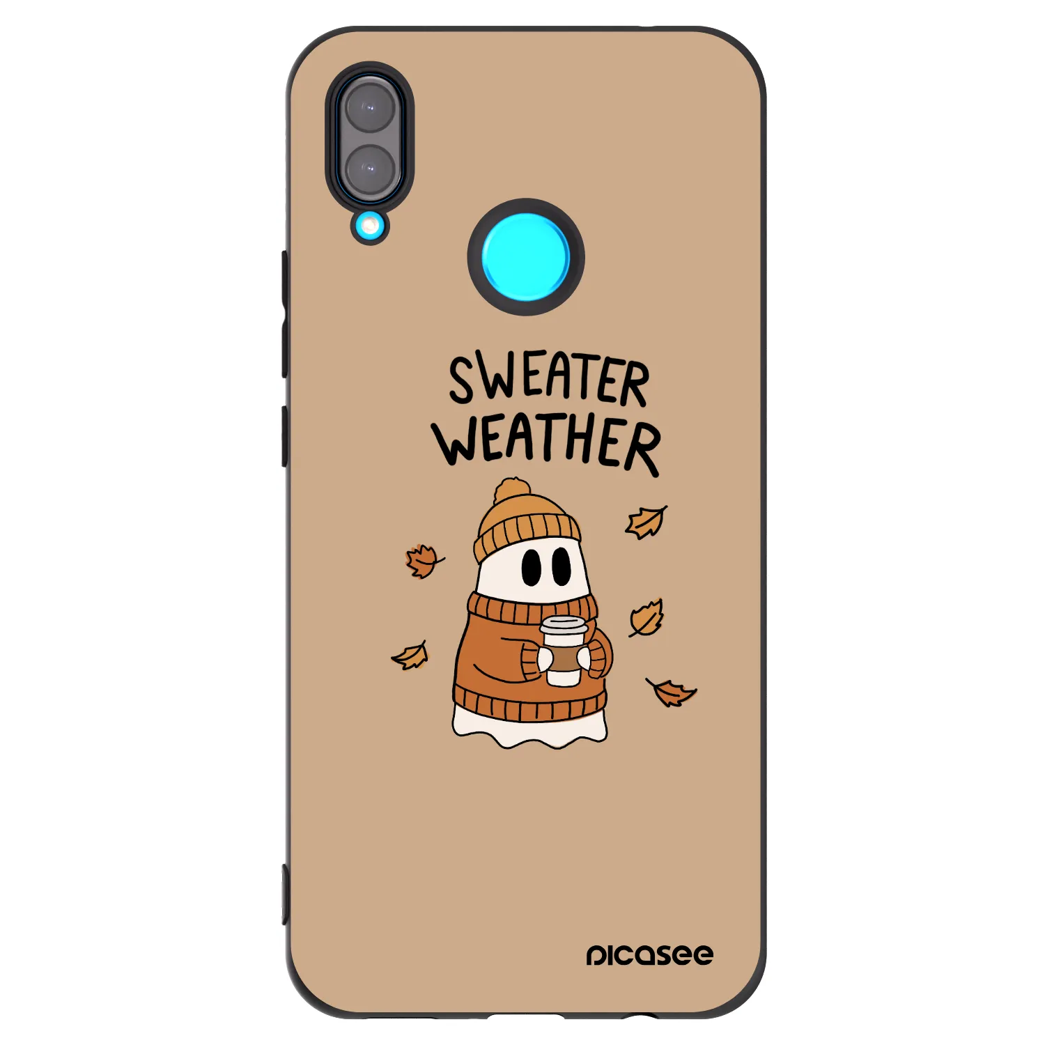 Picasee Huawei Nova 3i Hülle - Schwarzes Silikon - Sweater ghost