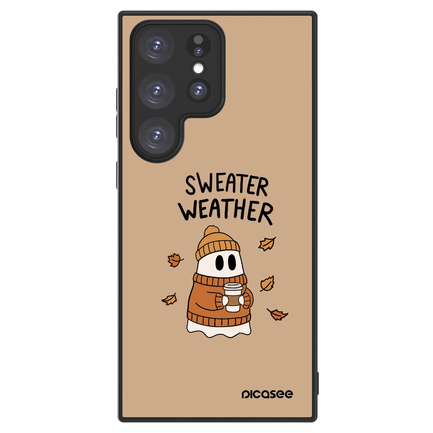 Picasee ULTIMATE CASE PowerShare für Samsung Galaxy S23 Ultra 5G - Sweater ghost
