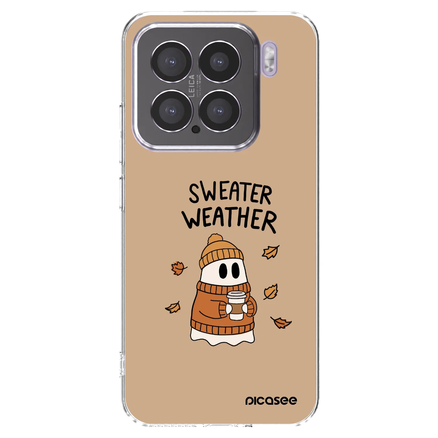 Picasee Xiaomi 15 Hülle - Transparentes Silikon - Sweater ghost