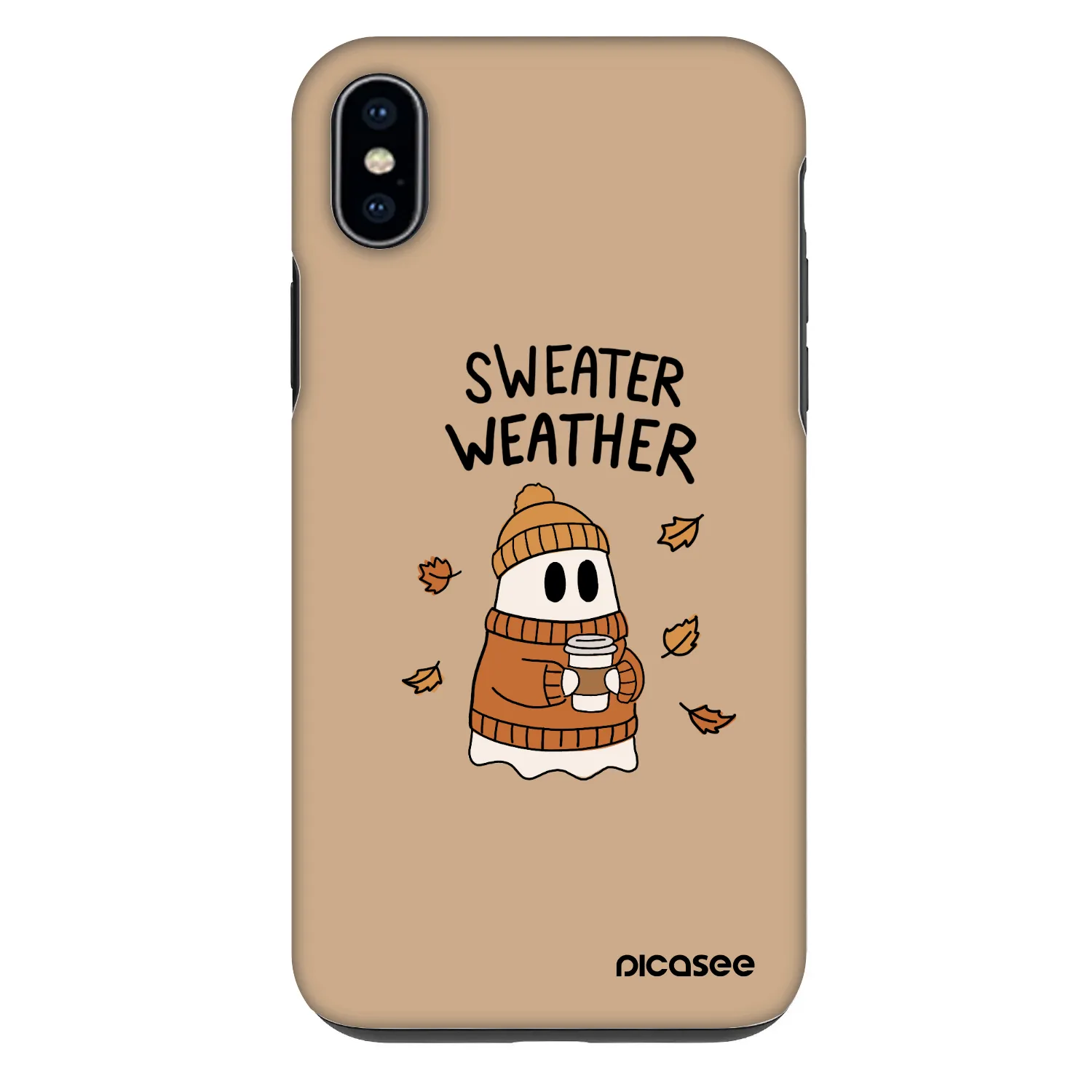 Picasee Fashion Case für Apple iPhone XS Max - Sweater ghost