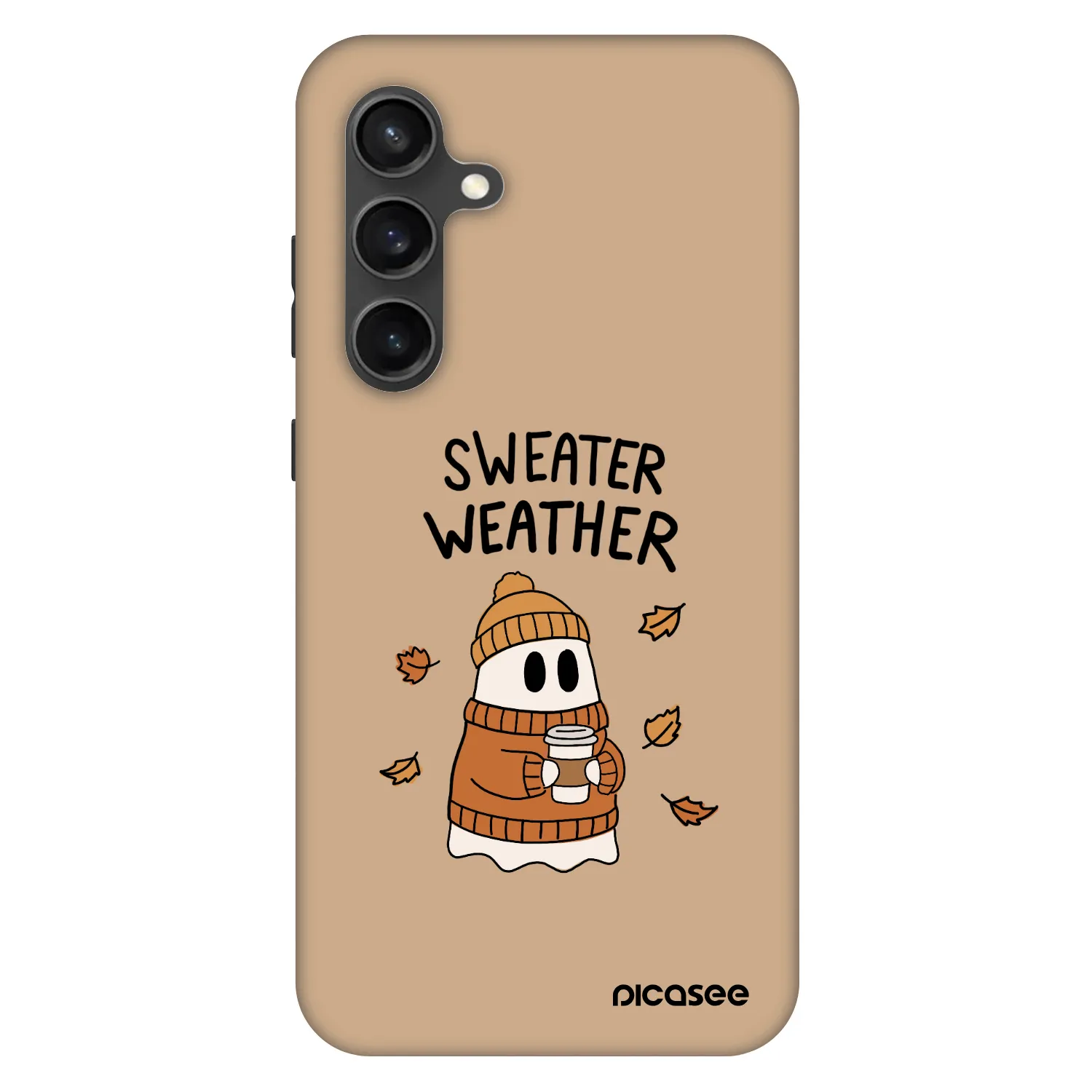 Picasee Fashion Case für Samsung Galaxy S24 FE S721B - Sweater ghost