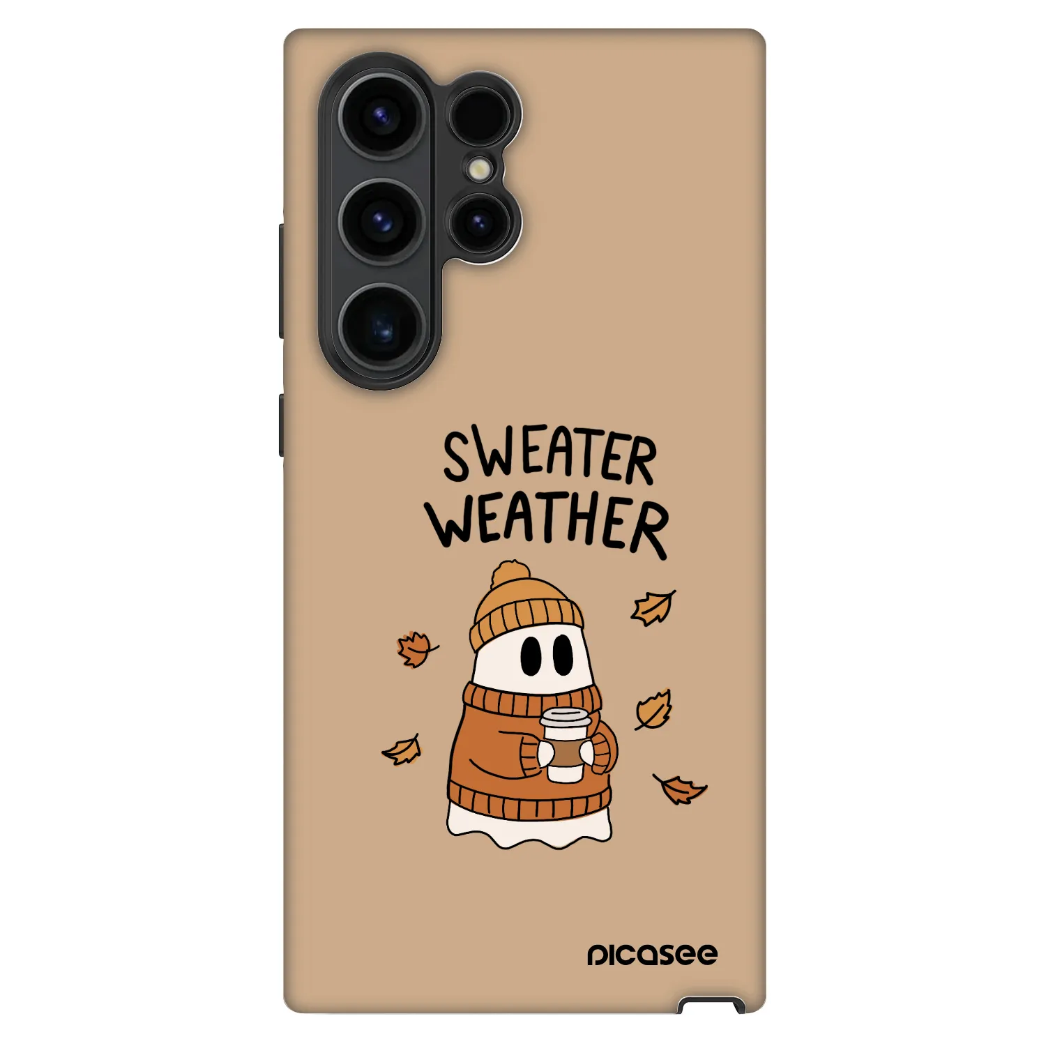 Picasee Fashion Case für Samsung Galaxy S22 Ultra 5G - Sweater ghost
