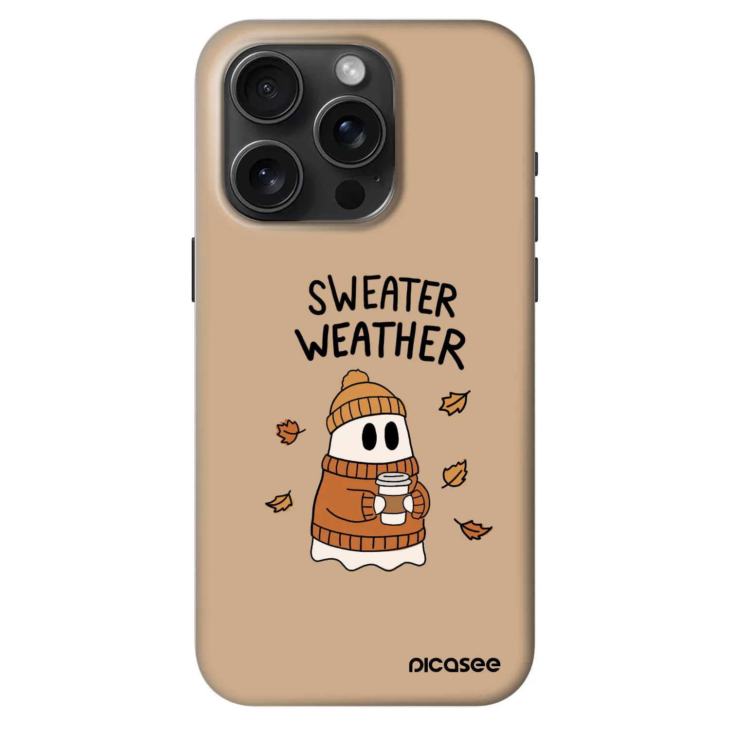 Picasee Fashion Case MagSafe für Apple iPhone 15 Pro - Sweater ghost