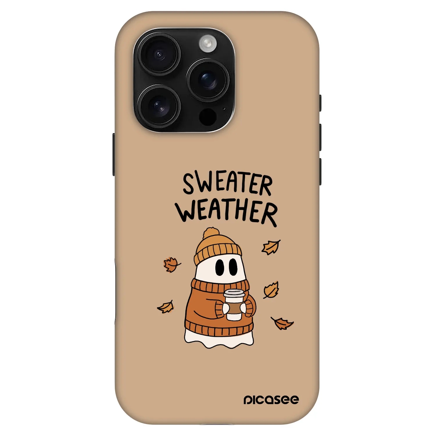 Picasee Fashion Case MagSafe für Apple iPhone 16 Pro - Sweater ghost