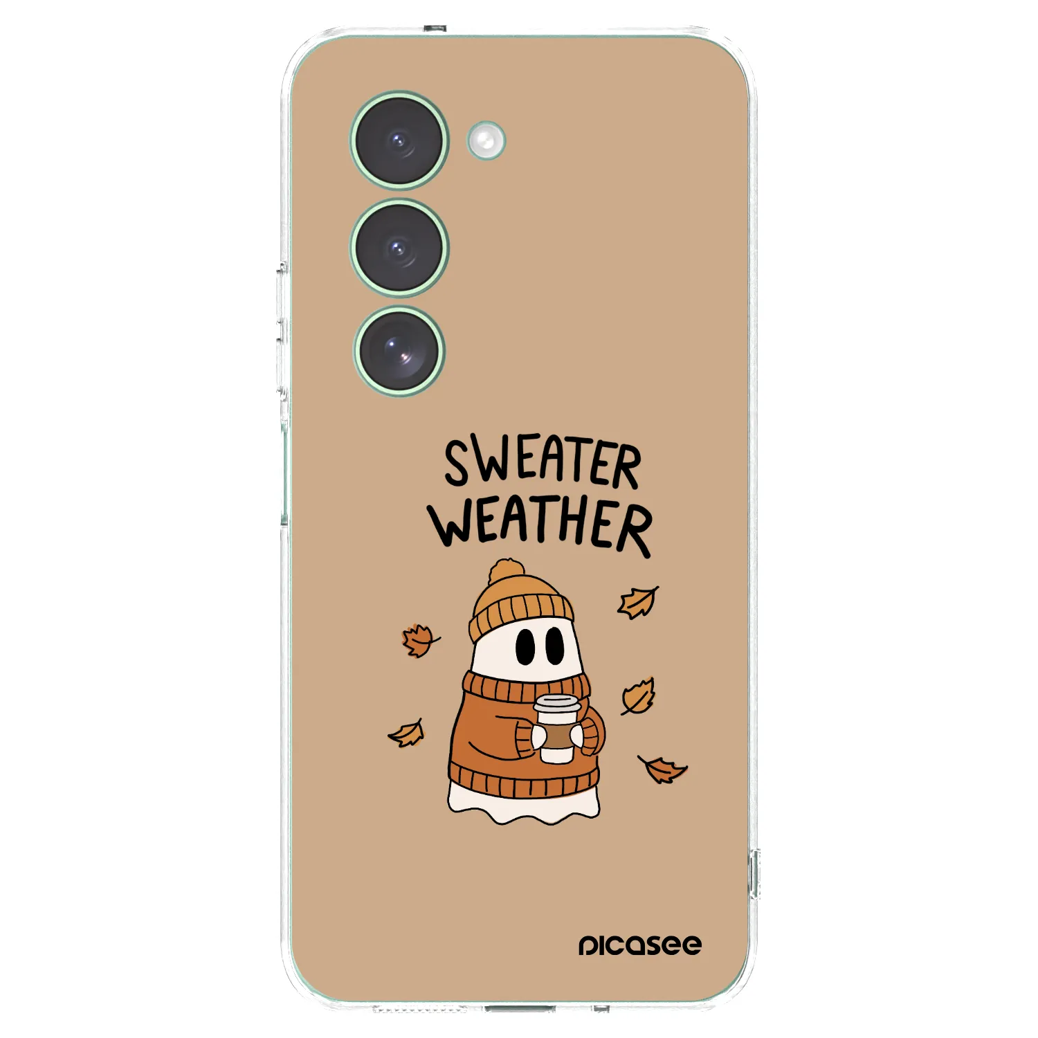 Picasee Xiaomi Redmi 15 5G Hülle - Transparentes Silikon - Sweater ghost