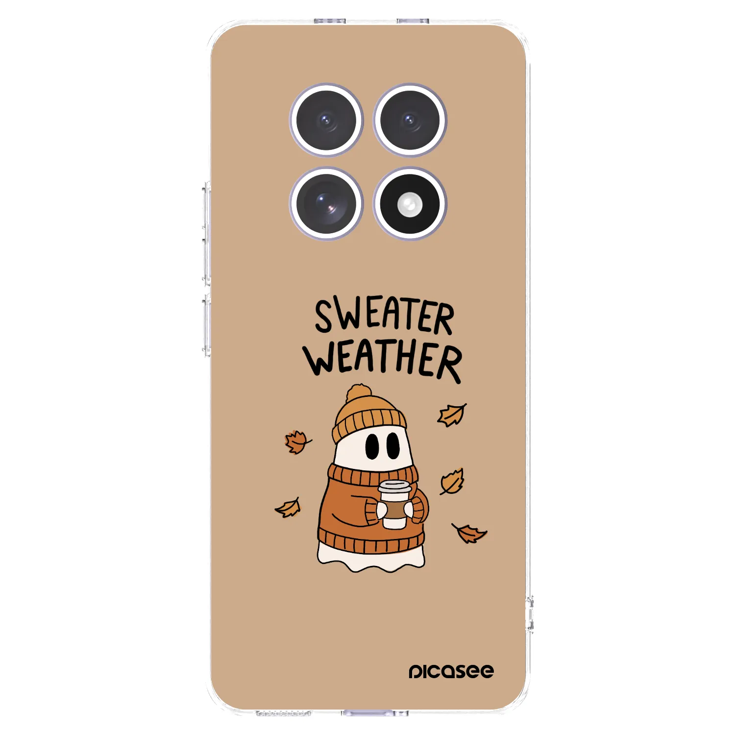 Picasee Xiaomi Redmi Note 15 4G Hülle - Transparentes Silikon - Sweater ghost