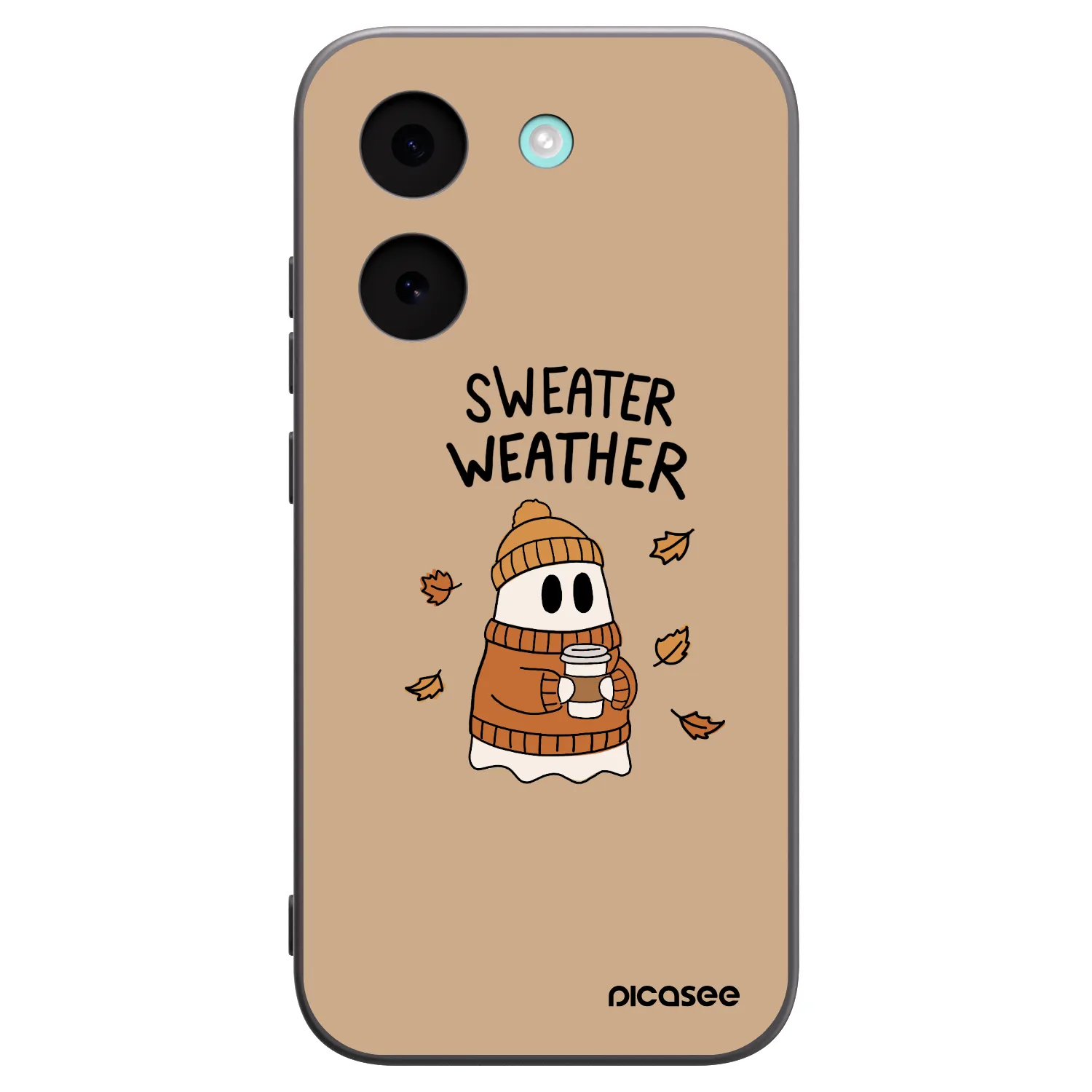 Picasee Xiaomi Poco X8 Pro Hülle - Schwarzes Silikon - Sweater ghost