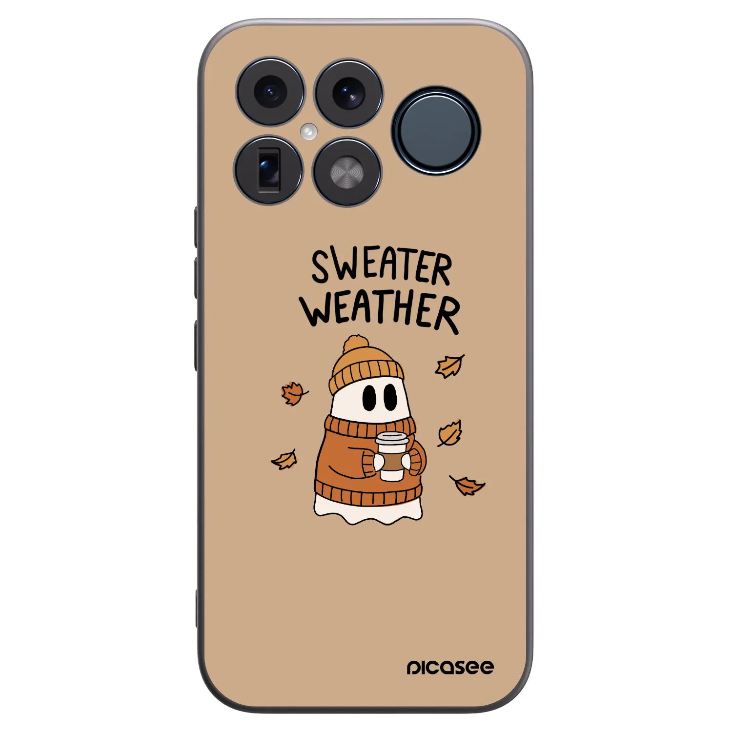 Picasee Xiaomi Poco F8 Ultra Hülle - Schwarzes Silikon - Sweater ghost