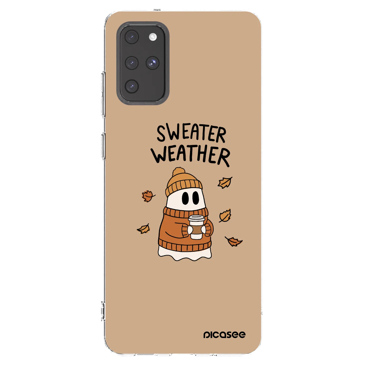 Picasee Samsung Galaxy S20+ G985F Hülle - Transparentes Silikon - Sweater ghost