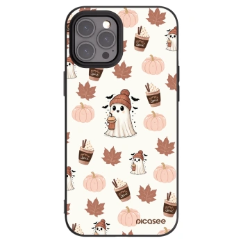 Picasee Apple iPhone 12 Pro Max Hülle - Schwarzes Silikon - Pumpkin spice