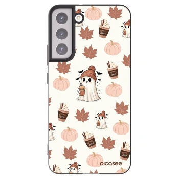 Picasee Samsung Galaxy S22+ 5G Hülle - Schwarzes Silikon - Pumpkin spice