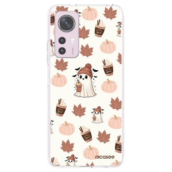 Picasee Xiaomi 12 Hülle - Transparentes Silikon - Pumpkin spice