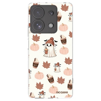 Picasee Xiaomi Redmi Note 13 Pro 4G Hülle - Transparentes Silikon - Pumpkin spice