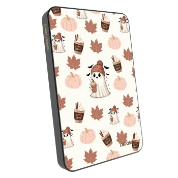Powerbank mit MagSafe 5 000 mAh Grau - Pumpkin spice