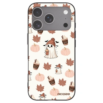 Picasee Apple iPhone 18 Pro Hülle - Schwarzes Silikon - Pumpkin spice